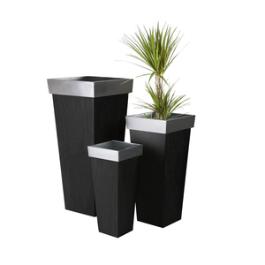 กระถางต้นไม้โลหะสำหรับตกแต่งบ้านและสวนของตกแต่งโรงแรม - Product Image 2