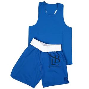 Kit de uniforme de boxeo éxito de ventas al por mayor 100% poliéster uniforme deportivo de boxeo tamaño personalizado los mejores uniformes de boxeo - Product Image 2