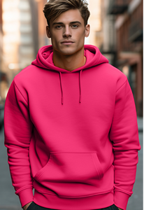 Premium alta calidad 450gsm pulóver Casual High Streetwear con capucha bordado en relieve diseño personalizado/Logo 60% algodón 40% - Product Image 3
