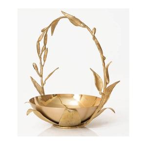 Top tendance facile à nettoyer bol à écrous en métal de qualité alimentaire plat de fruits en laiton en acier inoxydable pour manger servant pour les fêtes d'hôtel à domicile - Product Image 2