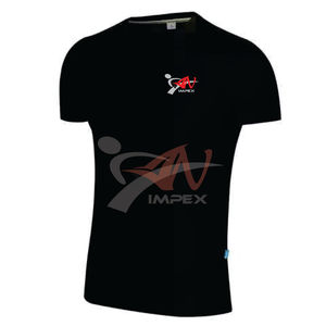 T-shirt pour homme de haute qualité, logo imprimé personnalisé, polyester et coton, séchage rapide, respirant, pour l'été - Product Image 2