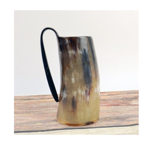 Taza de Cuerno de Búfalo al por Mayor, Taza de Cuerno Vikinga Hecha a Mano, Taza Vikinga Moderna de 500 ml - Product Image 5