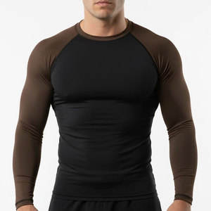MMA BJJ Rash Guard Long Sleeve Sublimation Printed Design Wholesale Bulk Order - Product Image 5