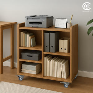 Plaque supérieure de 2 pouces en acier inoxydable 304 avec roulettes bloquables en caoutchouc TPR pour chariot et étagère à livres - Product Image 4