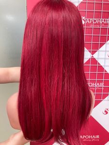 วิกผมต่อผมตรง5 ''-5'' ปิดสีแดงคุณภาพสูง - Product Image 3