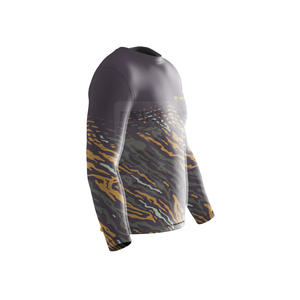 Manufacturer Customized <b>Printing</b> UV <b>Surf</b> Compression Shirt Latest Design Custom Logo Solid Men's T-Shirts Wholesale Sportswear - Product Image 4