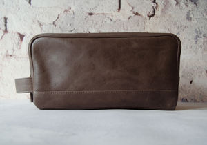 Neceser para hombre, neceser de viaje, Kit Dopp de cuero colgante, neceser de viaje, Organizador para artículos de tocador, bolsa de aseo para afeitar - Product Image 3