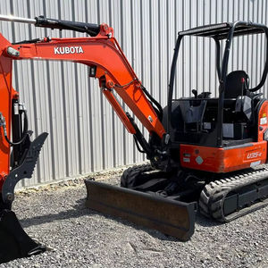 ENVÍO GRATUITO Miniexcavadora KUBOTA U35-4 de 28 HP, con cabina abierta, diésel, EPA, CE, bomba hidráulica auxiliar, caja de cambios, PLC. - Product Image 1