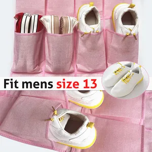 New Home Organizer Pockets Non-woven Fabric Over The Door Pantry Shoe Organizer