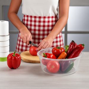 Recipiente Transparente de Plástico PP de 4000 ml, Libre de BPA, Ecológico, Duradero, No Tóxico, Ligero, Apto para Lavavajillas, Multiusos para el Hogar - Product Image 2