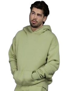 เสื้อมีฮู้ดลำลองสำหรับผู้ชายผ้า60% มีฮู้ดเสื้อกันหนาวมีฮู้ดผ้าโพลีเอสเตอร์ผ้า40% แห้งเร็วพิเศษโลโก้กำหนดเอง400 GSM - Product Image 4