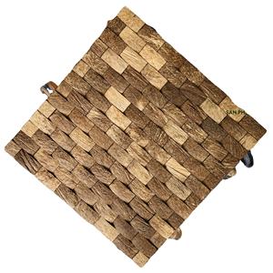 Panel de animales de cáscara de coco ecológico al por mayor, artesanías naturales talladas a mano para decoración del hogar, directo del proveedor de Vietnam - Product Image 1