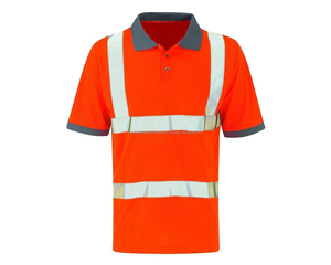 <b>Hi</b> <b>Vis</b> Yellow Polo Long Sleeve Polyester <b>T</b> <b>Shirt</b> Workwear Reflective Safety Work Clothing <b>Shirts</b> for Men Reasonable Price - Product Image 5