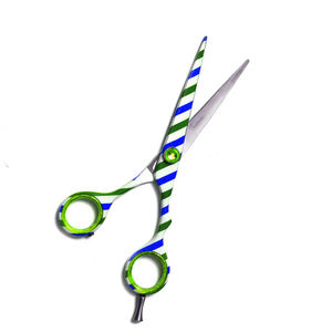 Tijeras de peluquero al por mayor para peluquería, tijeras de corte de pelo de peluquero alemán de acero recubiertas de papel para belleza - Product Image 2