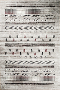 Alfombra Turca Adiva, Tejida a Máquina con Diseño Jacquard, Lavable, con Base de Algodón Antideslizante, Patrón Geométrico, Pelo Corto, Exportación Directa - Product Image 6