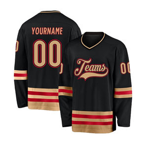 ชุดกีฬาฮ็อกกี้ปรับแต่งได้ทันสมัยเสื้อเจอร์ซีย์และชุดฮ็อกกี้น้ำแข็งเสื้อผ้าซับลิเมต - Product Image 5