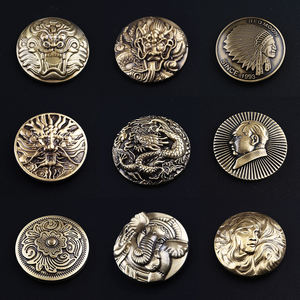 Handmade Leather Craft Decoration Special <b>Bag</b> Parts <b>Accessories</b>-Metal Buttons Brass Cloth Clasp Coin Clasp Purse Button for - Product Image 1