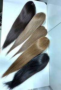 Toppers baratos para mujeres Cabello humano virgen real Piezas de cabello natural Topper de cabello - Product Image 4