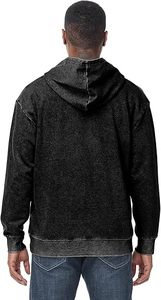 Plain Solid Hoodie Hombres Oversized Cotton Fleece Street Style Acid Wash Hoodie Cómoda sudadera suelta - Product Image 5