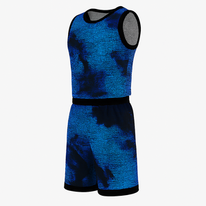 High Quality Custom Color Sublimated Basketball Uniform Set Breathable 100% <b>Polyester</b> Sleeveless Team Jersey <b>Shorts</b> for - Product Image 5