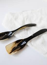 Lot de 4 petites cuillères en corne de gros, peigne de service décoratif pour cuisine et maison en buffle naturel de luxe, vente à chaud - Product Image 5