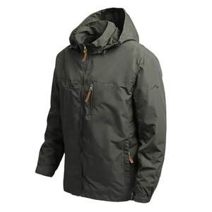 Chaquetas de lana de concha suave de estilo impermeable para hombre Chaquetas de concha suave Chaquetas de hombre juvenil - Product Image 1