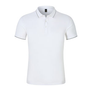 Polo d'été personnalisé pour hommes Polo de golf à manches courtes à motifs solides Vente en gros d'usine Polo personnalisé Vente en gros de haute qualité - Product Image 2