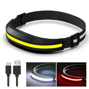 400ルーメンUsb充電式釣りランニングヘッドランプ超高輝度バイクサイクリング犬ウォーキングコブLedヘッドランプ - Product Image 2