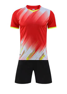 Conjuntos de camiseta de fútbol con logotipo personalizado, uniformes cómodos de secado rápido de alta calidad, camisetas y camisetas de verano - Product Image 3