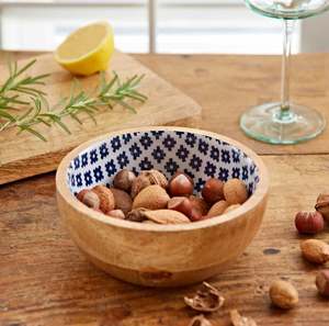 Vajilla de Acero Más Vendida, Elegante Tazón de Madera para Frutas, Ensaladas, Sopas, Servicio de Mesa, Utensilios de Cocina para el Hogar, Regalos de Boda - Product Image 5