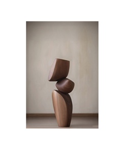 Escultura Decorativa de Aluminio, Artesanía Moderna en Madera, Diseño Interior Hecho a Mano para Entusiastas - Product Image 1