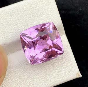 เบาะรูป kunzite ธรรมชาติอัญมณีหลวมเหลี่ยมเพชรพลอยสำหรับทำเครื่องประดับหินสีชมพูได้รับการรับรอง5มม. ถึง15มม. spodumene ไม่ผ่านการอบ - Product Image 4