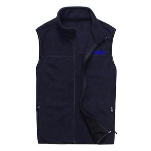 Gilet d'hiver en laine polaire pour hommes, doublure douce matelassée, service OEM personnalisé, veste utilitaire décontractée, respirante et sans manches, gilet résistant - Product Image 5