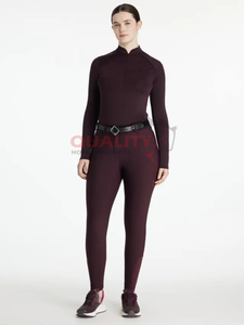 กางเกงขี่ม้าผู้หญิงแบบใหม่กางเกงเข้ารูปใส่สบายระบายอากาศได้ดีสำหรับฝึกซ้อมและแข่งขัน - Product Image 3