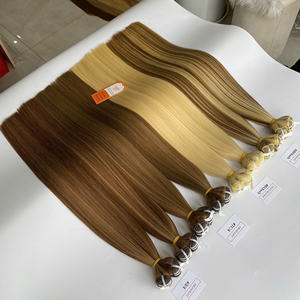 Extensión de cabello de trama de máquina Remy de grado 12A 100%, extremo grueso, doble dibujado, trama de cabello humano vietnamita de alta calidad - Product Image 3