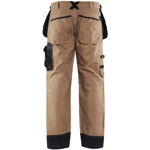 Pantalon cargo droit léger de style européen personnalisé pour homme avec genouillères, multi-poches, tissu respirant - Product Image 3