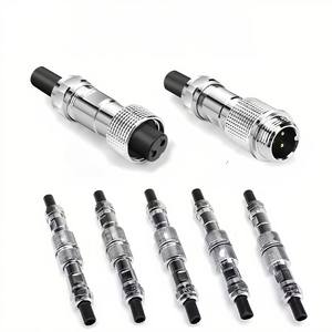 Câble d'aviation mâle et femelle Next-Gen GX12 Connecteur robuste et anti-interférence pour systèmes industriels avancés Faisceau de câbles - Product Image 1