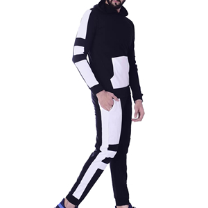 ชุดวอร์มสำหรับผู้ชายชุดวอร์มผ้าฝ้าย100% มีฮู้ดปักโลโก้ - Product Image 6