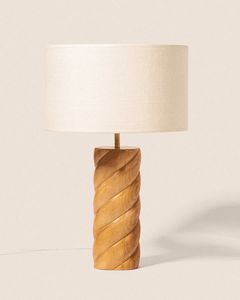 Lámpara de Noche de Madera con Base |   Trabajo de Calidad Premium |   Suministro al por Mayor - Product Image 1