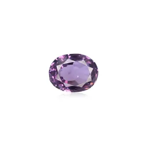 Ametyste facettée de 7,83 carats, certifiée GIA, citrine jaune, saphir synthétique, pierre précieuse polie, traitée thermiquement, forme poire, hauteur 8 mm - Product Image 1