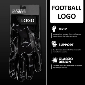 Gants de receveur de football américain à bon prix, populaires pour adultes, jeunes et enfants, avec logo personnalisé - Product Image 4