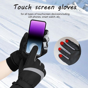 Gants de ski d'hiver unisexes personnalisés imperméables et compatibles avec l'écran tactile Vêtements de ski d'extérieur pour le snowboard Gants de ski OEM - Product Image 5
