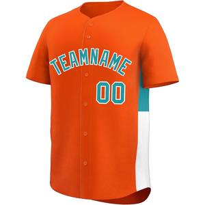 Jersey de béisbol personalizado Athletic Fit Button Up Team Logo Softball Shirt Bordado Nombre Número Quick Dry Pro Mesh Fabric EE. UU. - Product Image 5