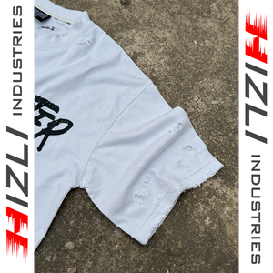 T-shirt graphique en coton 100% délavé, impression sérigraphique personnalisée, streetwear, fabricant en gros - Product Image 6