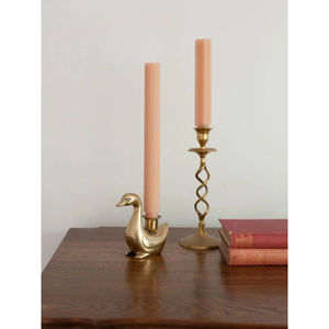 Soporte de vela de centro de mesa de diseño clásico Soporte de vela de elefante de metal dorado de calidad superior Soporte de vela a precio asequible - Product Image 5