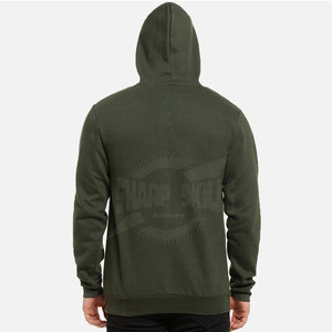 Sudaderas con Capucha Personalizadas para Hombre, Invierno 2024, Cálidas, Diseño Sólido, Cuello con Capucha, Algodón/Poliéster, Transpirables, Logotipo Personalizado, Teñido Liso - Product Image 4