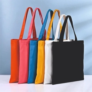 Bolsas de lona de algodón 100%, cierre de cremallera totalmente personalizable, estilos abiertos con cremallera, imprimibles para verano y otoño, opciones digitales - Product Image 3