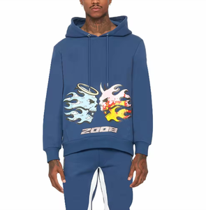 Ensemble de survêtement décontracté Ronpex International personnalisé, coupe-vent, 2 pièces, pour la course à pied, la gym et le fitness, coupe-vent, 100% coton respirant - Product Image 3