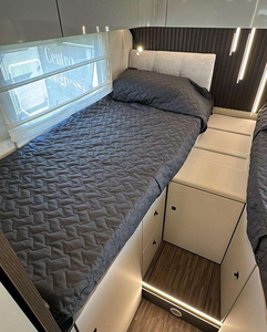 NOUVEAU CAMPING-CAR DE LUXE FAMILIAL MELBOURNE PRESTIGE 2026 Économique Euro 5 pour 4-6 Personnes, Plancher Acrylique Blanc, Charge Utile 11000kg - Product Image 5