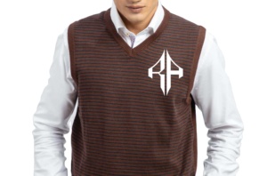 ATLANTIC-Jersey de punto sin mangas para hombre, suéter de punto con cuello en V transpirable, de invierno - Product Image 5